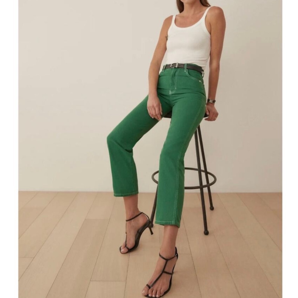 Reformation Emerald Straight Leg Jeans